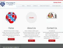Tablet Screenshot of kelseycoatings.com